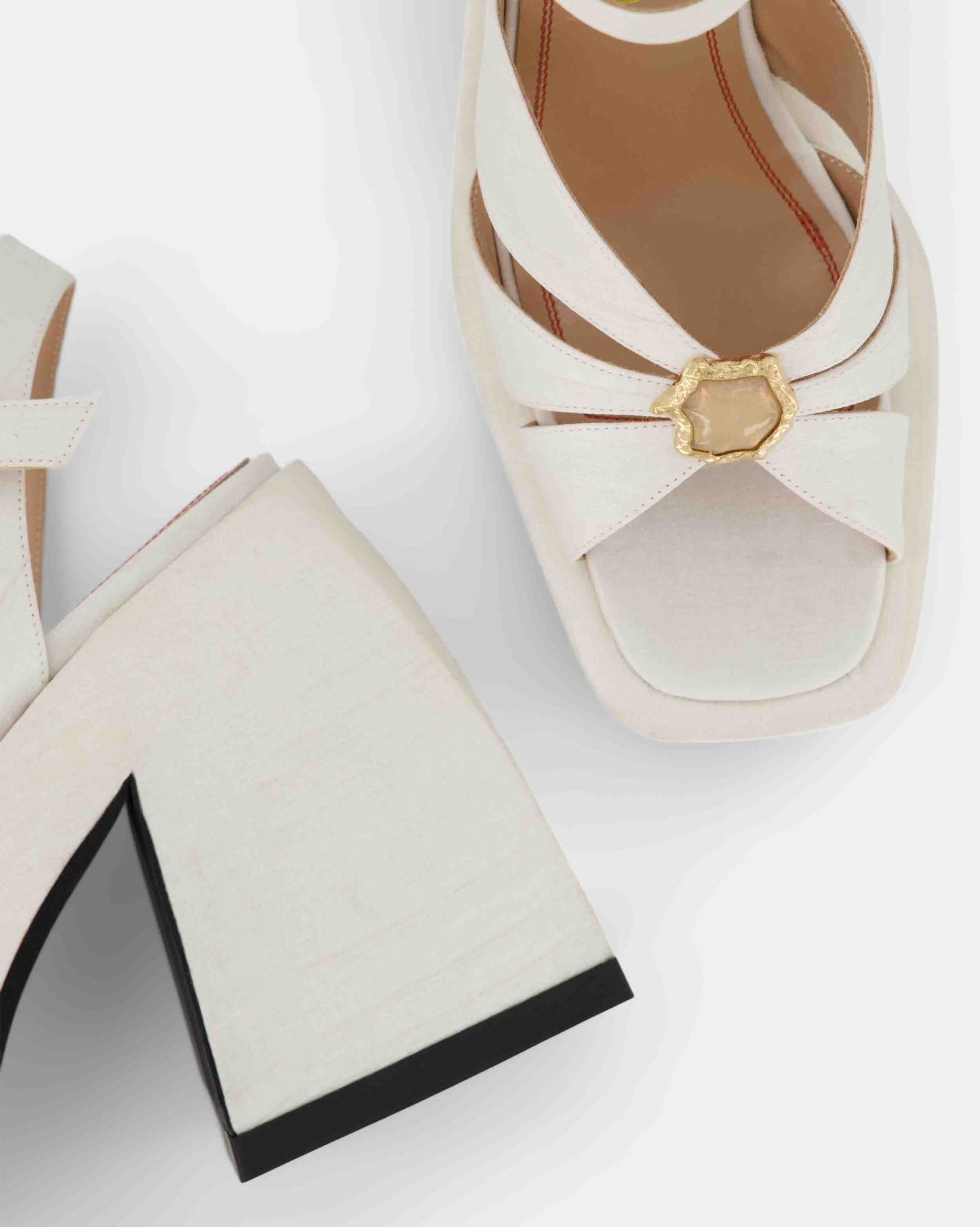 Bulla Aurora White Shantung